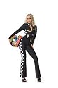 Sexy Adult Womens Halloween Costumes Nascar Race Car Racer Driver Jumpsuit Costume Theme Party Outfit Leg Avenue