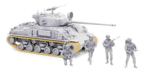 1/35 Israeli M50 Super Sherman + Israeli Paratroopers