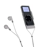 CTA Digital Crystal Case with Earbuds and Neck Strap for iPod nano 1G (White)