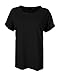 Leadingstar Women's Casual Round Collar Print Short Sleeve T-Shirt Blouse Tops