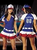 Female Fantasy Baseball Player Adult Costume - LARGE
