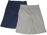 Boys' Long Cut Flat Front Shorts (6447BR)