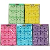 Easter Marshmallow Peeps Bunnies Variety Pack 5 Count!