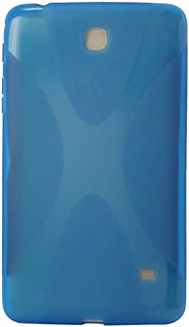 MINI KITTY Slim Design TPU Gel Rubber Soft Skin protective shell sleeve Case Cover for Samsung Galaxy Tab 4 7.0 T230- BlUE