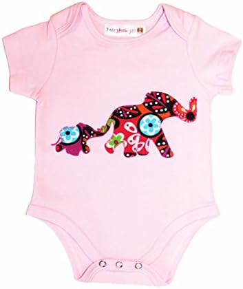 Heather Hill Baby Girl Elephant Onesie (3/6 months)