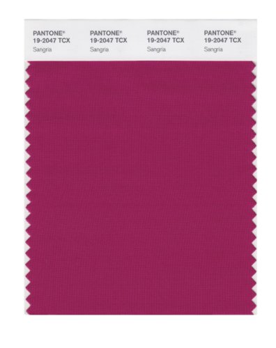 PANTONE SMART 19-2047X Color Swatch Card, Sangria