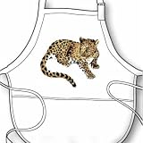 Wild Cat Leopard Cheetah Cub BBQ Apron