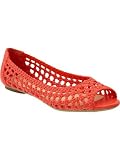 Old Navy Womens Basketweave Peep Toe Flats