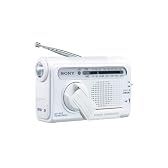 SONY 手回し充電FM/AMポータブルラジオ B03 ホワイト ICF-B03/W