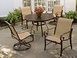 Woodard Belden Aluminum Sling Patio Dining Set