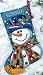 Mr. Frost Stocking Needlepoint Kit-16 Long