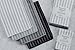 DII Cleaning Collection Multi-Purpose Microfiber, Gray Stripes, Dishtowel Set