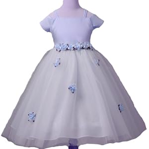 New Fairytale Tulle Flower Girl Pageant Dress (5 Colors Available) 2 to 12 Girls