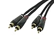 Connect Research CRE2203 Cordon RCA m�le 3 m Noir