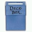 BLUE - Ultra PRO Textured Gaming Deck Box - Includes 50 Pack of Standard Size Deck Protectors and Sleeves