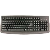 Axis Gk-013 107 Key PS/2 Keyboard (Black)