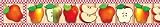Country Apple Basket Borders with Corners