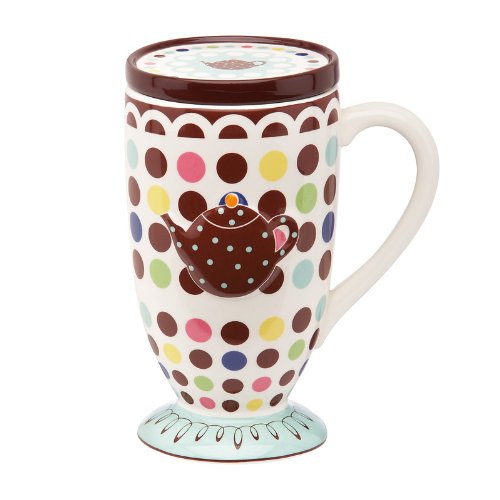 Gorham Merry Go Round Polly Put The Kettle On Mug(s) With Coaster/Lid