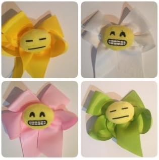 Girl Cheer Hair Bow Emoji Alligator