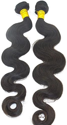 LaNova Beauty Girl's Best Human Hair Wefts,Mix Size:2pcs 20+22inch,Body Wave,Natural Color,2pcs/lot,100g/pc,Human Hair Bundles for Sale