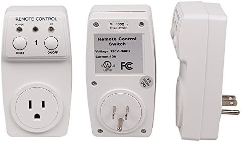 3 Pack Remote Control Sockets Wireless Switch AC Power Outlet Home Appliance US / UK Plug