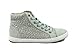 Dream Pairs QUEEN-1C Women Lace Up High Top Sheer Crochet Fashion Sneakers