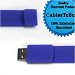 CablesToBuyâ¢ 2G Blue USB Silicone Bracelet / USB Wristband