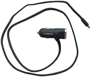 Askborg USB Car Charger ChargeDrive MFI Certified (24W / 4.8A) for iPhone 6 / 6 Plus, iPad Air 2 / mini 3, Galaxy S6 / S6 Edge and More - Black