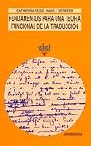 Produkt-Bild: Fundamentos para una teor&iacute;a funcional de la traducci&oacute;n