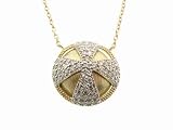 Round Maltese Cross Pendant by Jude Frances