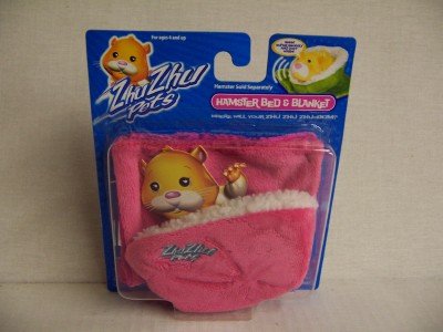 Zhu Zhu Pets Hamster Blanket and Bed - Pink