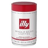 illy Espresso ganze Bohne, normale Röstung, Dose mit silber / rotem Deckel, 250g