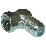 F-Pin Right Angle L-Adaptor Male / Female