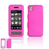 Samsung M800 Instinct Hot Pink Rubber Feel Protective Case Faceplate Cover