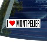 I Love Heart MONTPELIER - Vermont Window Bumper Sticker