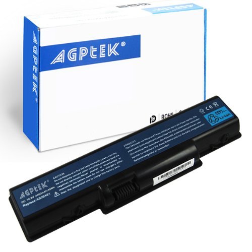AGPtek 4400mAh 6Cell Laptop battery for GATEWAY NV52 NV53 NV54 NV56 NV58 D525 D725 and ACER Aspire 5732Z AS09A61 series Laptop fits AS09A61 AS09A41 AS09A31 AS09A56 AS09A71 AS09A73 AS09A75 AS09A90