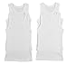 T-cotton Boys 100% Soft Cotton Scoop Neck Undershirt Solid White (4 Pack)