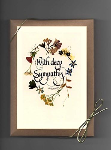 Artist designed sympathy note cards, 4 different caring and empathetic cards,