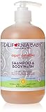 California Baby Super Sensitive Shampoo and Body Wash, Fragrance Free, 19 Ounce