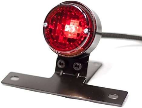 Satin Black 2 1/4" Classic Round Tail Light