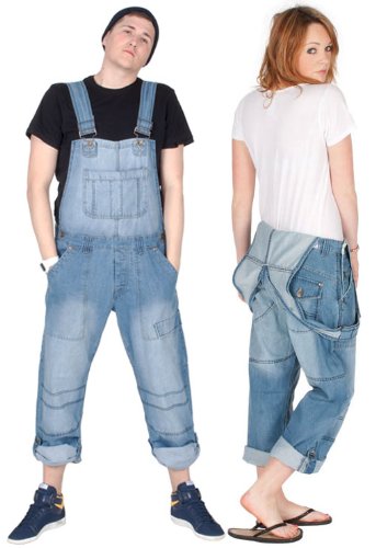 women's relaxed fit dungarees