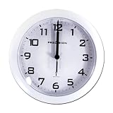 Precision PREC0062 Case Wall Clock, White