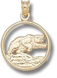Baylor Bears Solid 10K Gold Bear Pendant