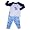 B.T. Kids - Infant Boys Long Sleeve Baseball Dog Pajamas, Blue, Navy (Size 12Months)