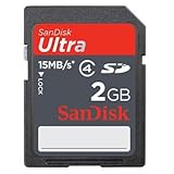 New Sandisk 2gb Ultra Ii Secure Digital Card Class 4 Rohs Compliance Faster ....
