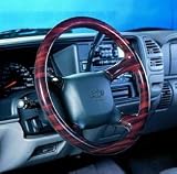 Custom Styling Steering Wheel Ring Model w/o Soft Padded Leather Grip Rosewood Designed For Airbag Steering Wheels Only