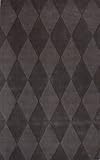 Modern Area Rugs 5x8 Carpet Handmade Diamonds Brown