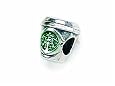 Zable(tm) Sterling Silver Popular Coffee Cup Bead / Charm