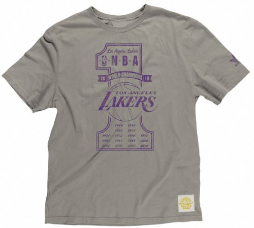 Los Angeles Lakers Retro NBA Multi-Champions Number One Team T-Shirt