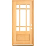 Classic Estate Doors CB73109-P-CB-PF-LH Nine Light Door, Left Hand Swing, Prefinished Fir